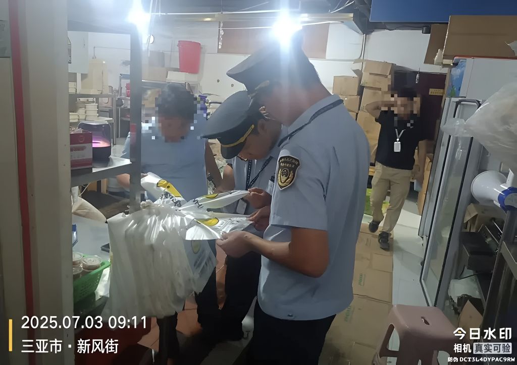 织密禁塑监管网|市生态环境局天涯分局开展禁塑联合执法检查工作